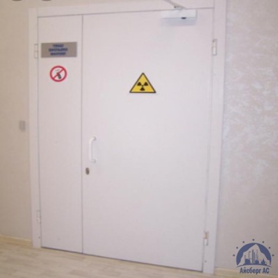 Рентгенозащитная алюминиевая дверь 1070х2080-1 мм купить в Ростове-на-Дону